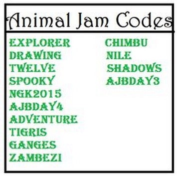 Animal jam codes 2020 sapphires